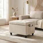 Upholstered Storage Ottoman