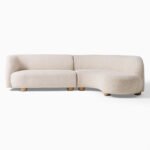 2-Piece Curved Sofa
