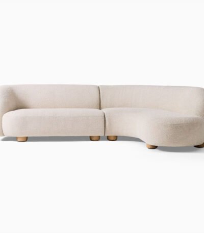 2-Piece Curved Sofa